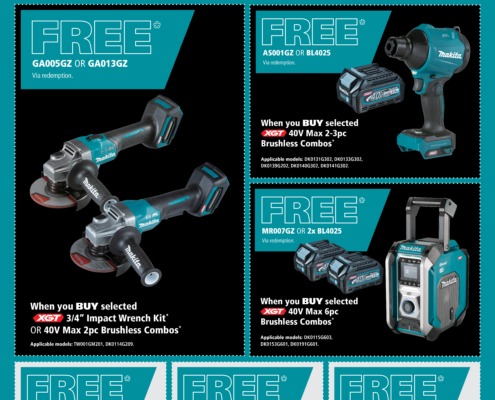Makita Redemptions Oct 25-Jan 26